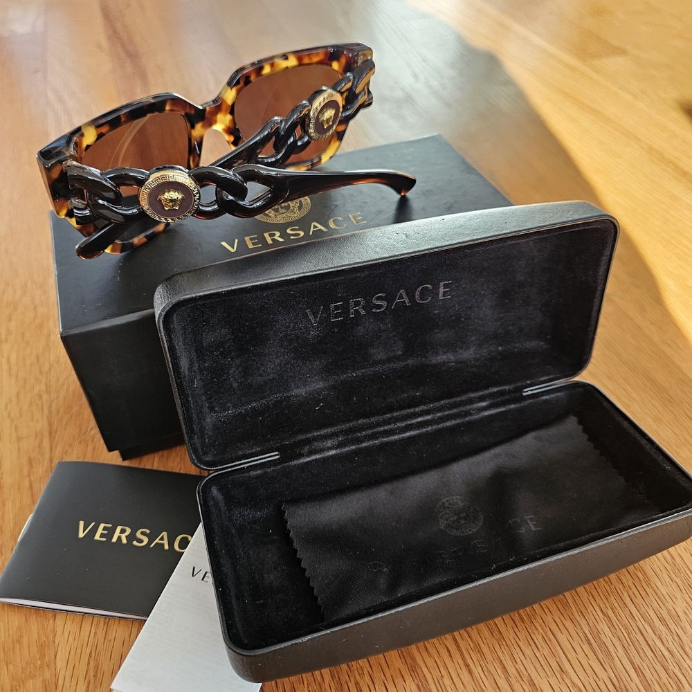 Versace Tortoise Shell Sunglasses